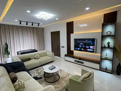 3 Bedroom Luxury Apartment with Balcony and Washing Machine — 1st Avenue, Gwarinpa, Abuja