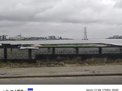 3000M2 of Waterfront Land with Cofo