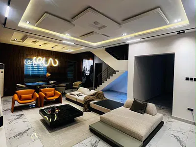 Luxury Furnished 5 Bedroom Duplex with BQ — Orchid Road, Lekki, Lagos