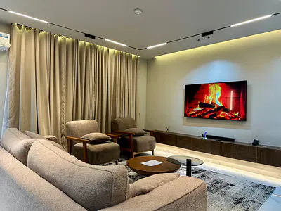 Luxury 2-Bedroom Apartment with Private Cinema — Lekki, Lagos