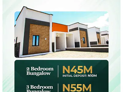 2 & 3 Bedroom Bungalows for Sale in Ibeju Lekki, Lagos -- ₦45M & ₦55M