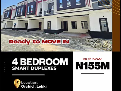 Newly and Tastefully Built 4 Bedroom Terrace Duplex
