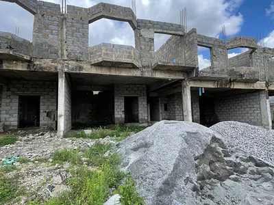 Shell Finished 4 Bedroom Terraced Duplex with BQ G+2 — Life Camp, Abuja