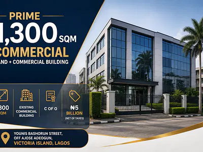 Prime 1300 SQM Commercial Land + Commercial Building