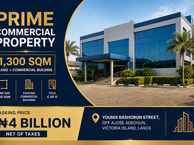 Prime 1300 SQM Commercial Land with Building