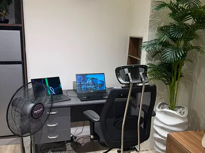 Furnished Two Bedroom Apartment with an Office Space