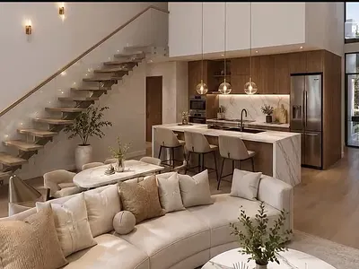Waterfront 2 Bedroom Terraced Duplex + BQ — Onishan Road, Lakowe, Ibeju Lekki, Lagos