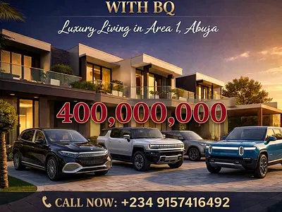 Four-Bedroom Terrace with BQ in Area 1, Abuja