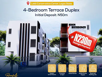 4 Bedroom Luxury Terraced Duplex