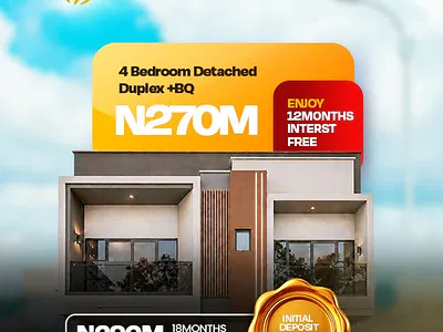 4-Bedroom Detached Duplexes with BQ