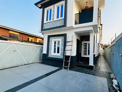 Exquisitely Built 4 Bedroom Fully Detached Duplex Plus BQ