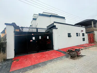 Lovely Built 4 Bedroom Terraced Duplex with a Room BQ — Ago Palace, Isolo, Lagos