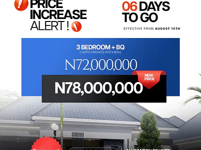 Brand New 3 Bedroom Bungalow with BQ and Government Allocation C of O