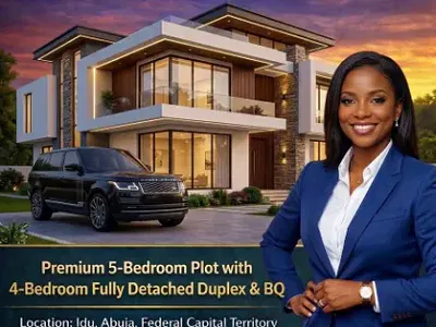 Premium 5-Bedroom Plot with 4-Bedroom Fully Detached Duplex & BQ