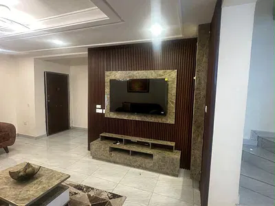 Well Finish and Furnished 3 Bedroom Duplex with 2 Rooms BQ