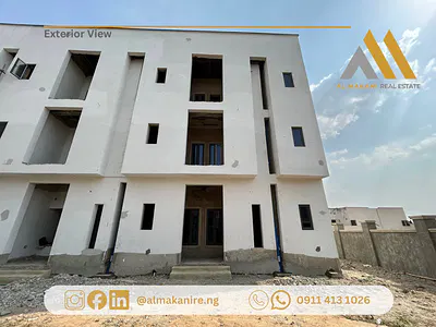 Semi Finished 4 Bedroom Terrace with Maid's Room — Guzape District, Abuja
