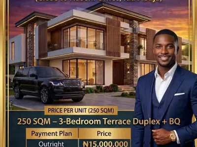 250SQM Plot with 3-Bed Duplex + Bq-Invest in Abuja's Growth Corridor