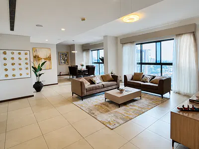 Luxury Fully Furnished 3 Bedroom Apartment with BQ — Victoria Island (VI), Lagos