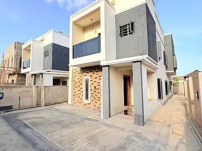 Nicely Built 4-Bedroom Detached Duplex with BQ in a Secure Estate