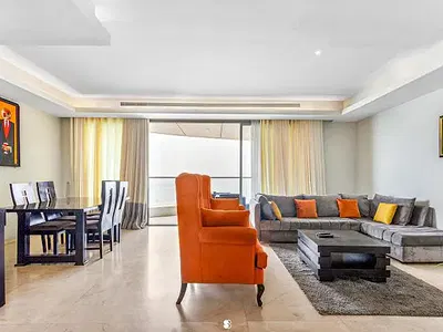 3 Bedroom Furnished Apartment with a BQ on the 18th Flooe