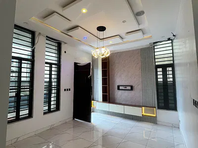 4 Bed Semi Detached Duplex with Fitted Kitchen, BQ, Self Compound