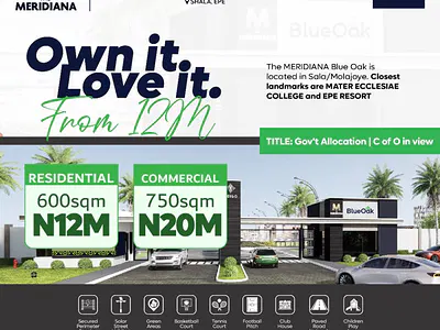 Commercial and Residential Plots with Govt Allocation/Cofo