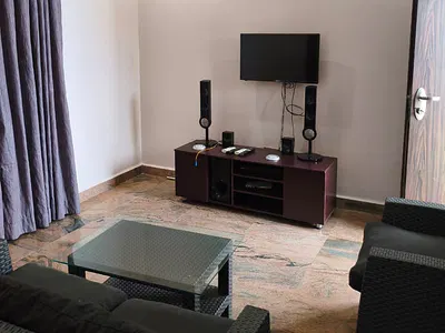 A Furnished One Bedroom Apartment in a Decent Estate