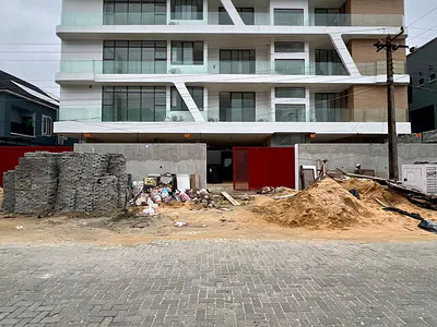 Fantastically Carved Luxury 2 Bedrooms Apartment with Swimming Pool — Lekki Phase 1, Lekki, Lagos