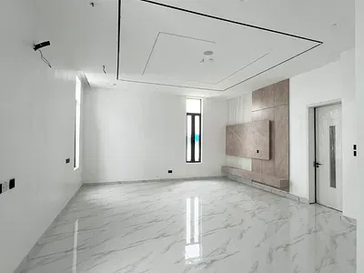 Brand-New Contemporary 5-Bedroom Semi-Detached Duplex with BQ & Roof