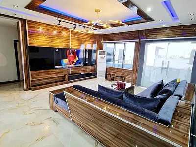 Fully Furnished 3 Bedroom Waterfront Apartment + BQ