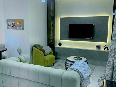 Luxury 2 Bedroom Duplex with Pool with Private Lounge and PS5