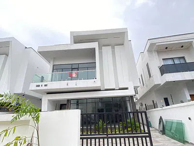 Brand New 5 Bedrooms Modern Fully Detached Duplex with BQ and Swimming Pool — Ajah, Lagos