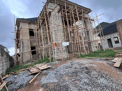 5 Bedrooms Detached Duplex Carcass with BQ with All Building Material.