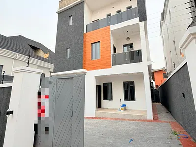 Brand-New 5-Bedroom Fully Detached Duplex with BQ & Study in an Estate