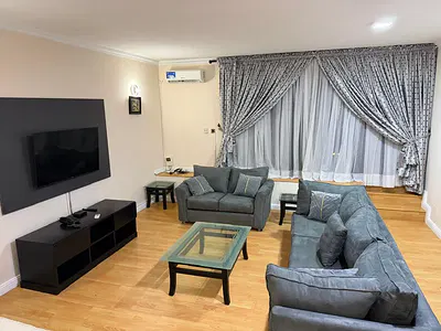 Furnished 2 Bedroom Flat with Swimming Pool and Gym