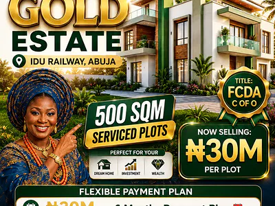 Invest in 500SQM Plots Today with Fcda C of O