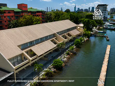 Exquisitely Furnished 3 Bedroom Waterfront Apartment