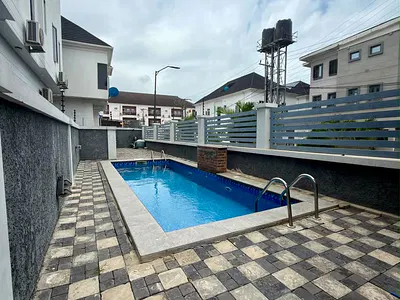 Serviced & Ensuite 5 Bedroom Fully Detached Duplex with Gym & Pool