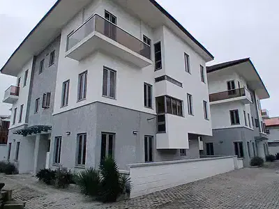 Serviced 4 Bedroom En-Suite Semi-Detached Duplex with 1 Room BQ