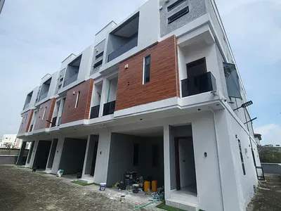 5 Years Payment Plan New 4 Bedroom Terrace Duplex, BQ, Secure Estate — Lekki, Lagos