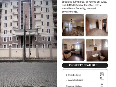 3 Bedroom Apartments with BQ Available