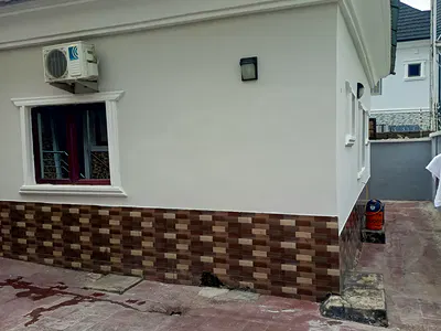 A Fully Furnished 1 Bedroom Service Flat BQ with Inverter and Gen — Villa Nova Estate, Apo, Abuja