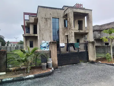 Shell Carcass 4 Bedroom Duplex — After Berger Clinic, Life Camp, Abuja