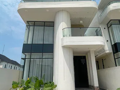 Contemporary Styled 5 Bedroom Fully Detached Duplex with BQ + Pool — Lekki, Lagos