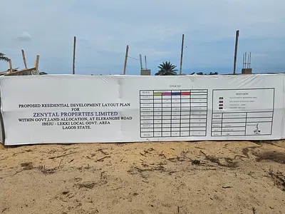 Premium 500SQM Residential Land Facing the Road — Ibeju Lekki, Lagos