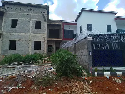Semi Detached 4 Bedroom Carcass Duplex — After Godab Estate, Life Camp, Abuja