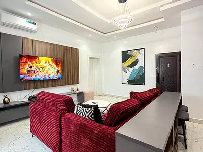 Newly Furnished 3-Bedroom Apartment with a Swimming Pool Snooker — Lekki Phase 1, Lekki, Lagos