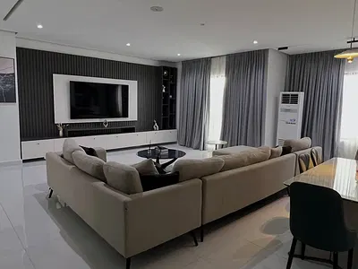 Tastefully Furnished & Serviced 4 Bedroom En-Suite Townhouse — Ikate Elegushi, Lekki, Lagos