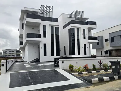 5 Bedroom Luxuriously Built Fully Detached Duplex with Swimming Pool — Peace Garden Estate, Sangotedo, Ajah, Lagos