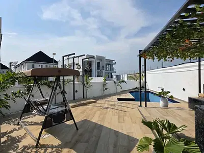 5 Bedroom Detached + BQ + Study Room — Chevron, Lekki, Lagos